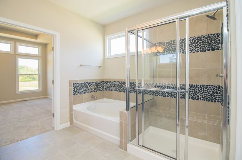 Tile-Designed Shower Space